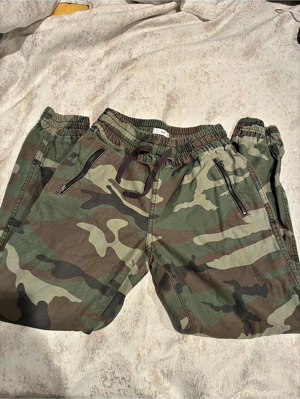Aritzia Pant Camo Joggers Green & Brown XXS